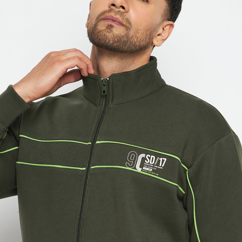 Duke Urban Men Zipper Regular Track Suit (LF3717)