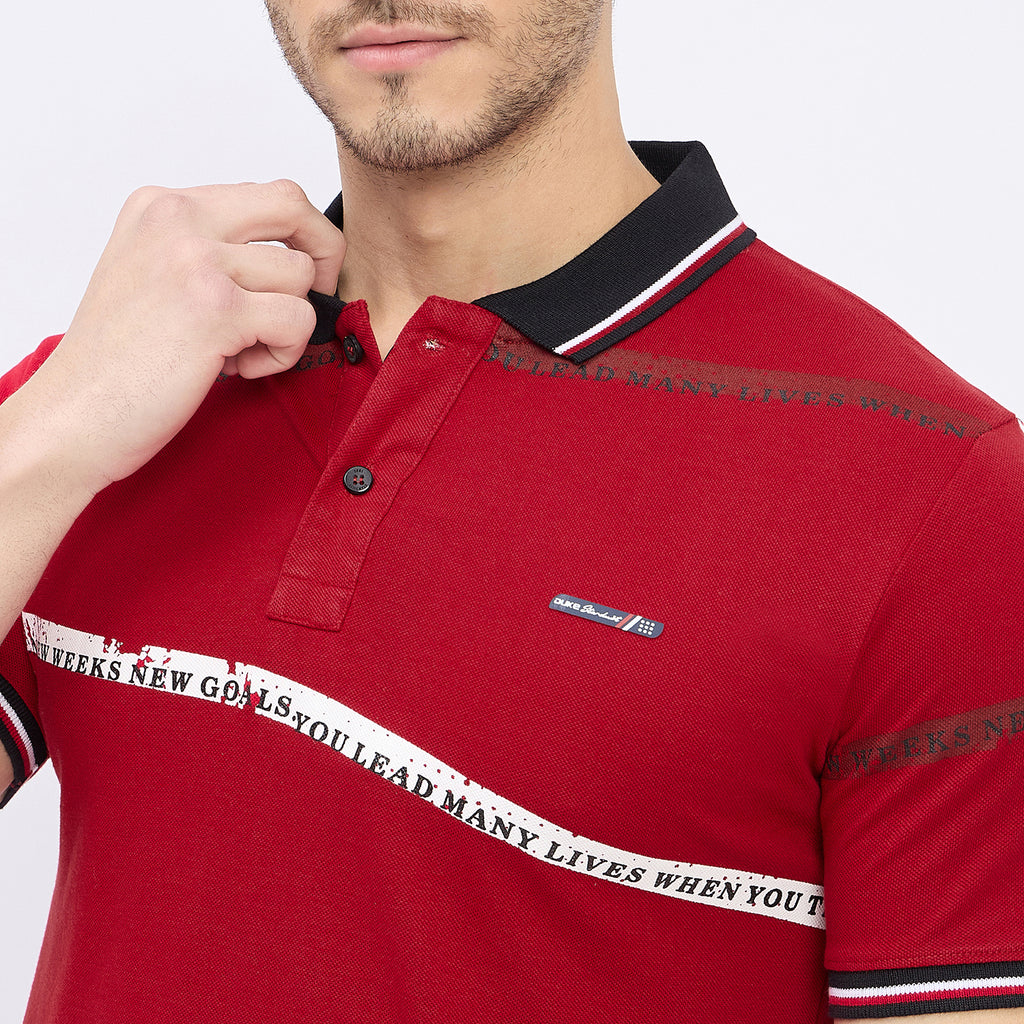 Duke Urban Men Half Sleeve Cotton T-shirt (LF7149)