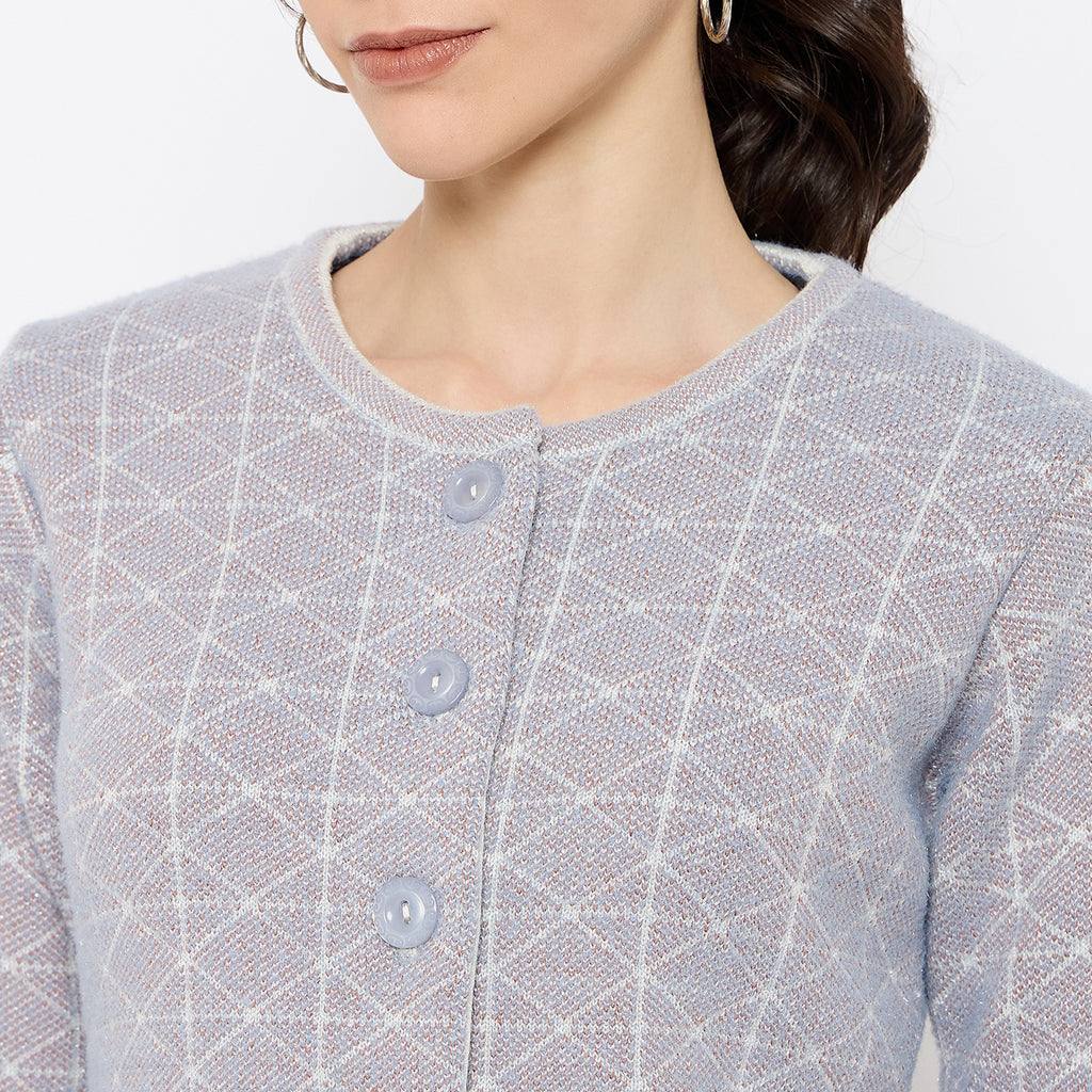 Duke Urban Women Full Sleeve Front Open Sweater (SDS1285)