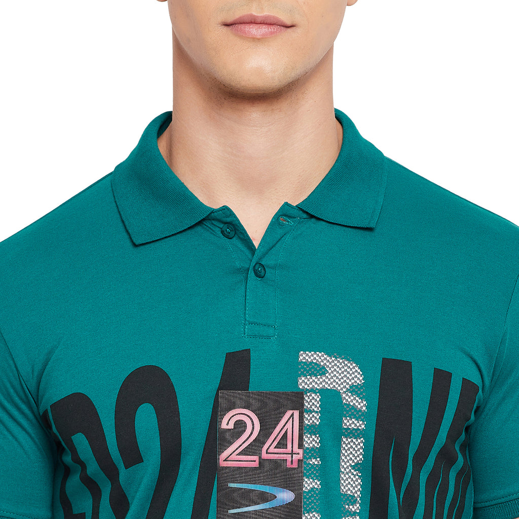 Duke Urban Men Half Sleeve Polo Neck T-Shirt (LQ2423)