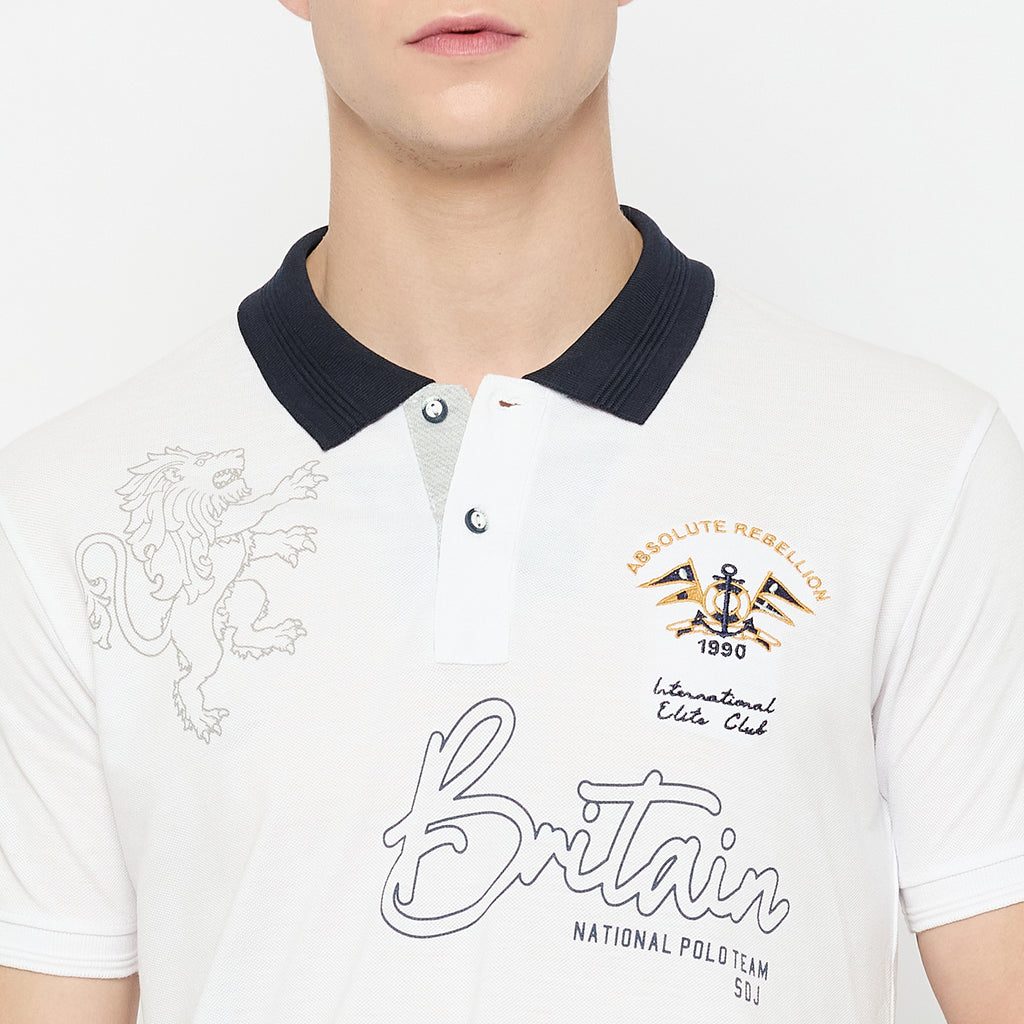 Duke Urban Men Half Sleeve Cotton Tshirt (LF5777)