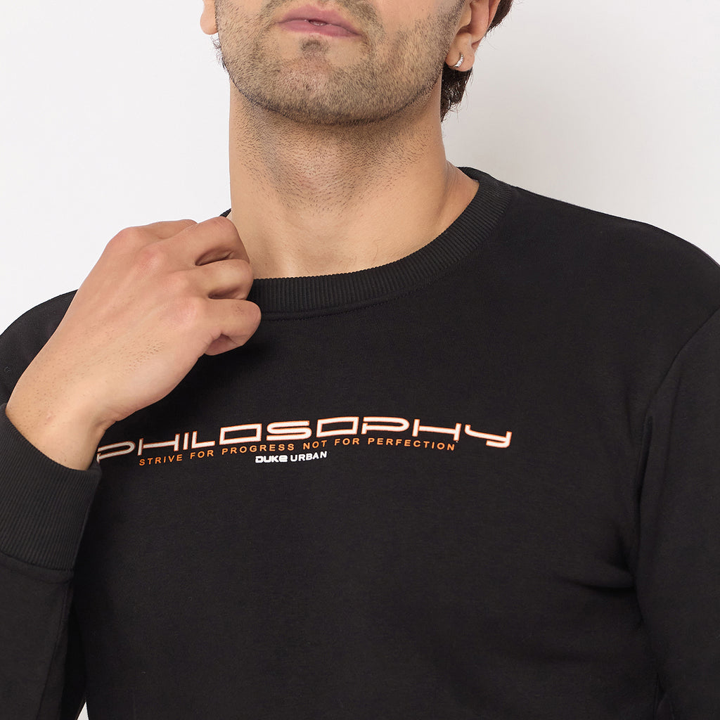 Duke Urban Men Solid Sweatshirt (LF6451)