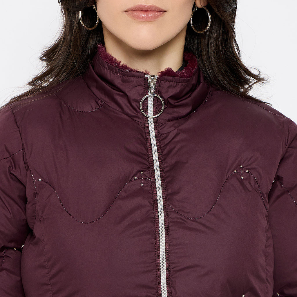 Duke Urban Women Full Sleeve Quilted Jacket (SDZ4133)