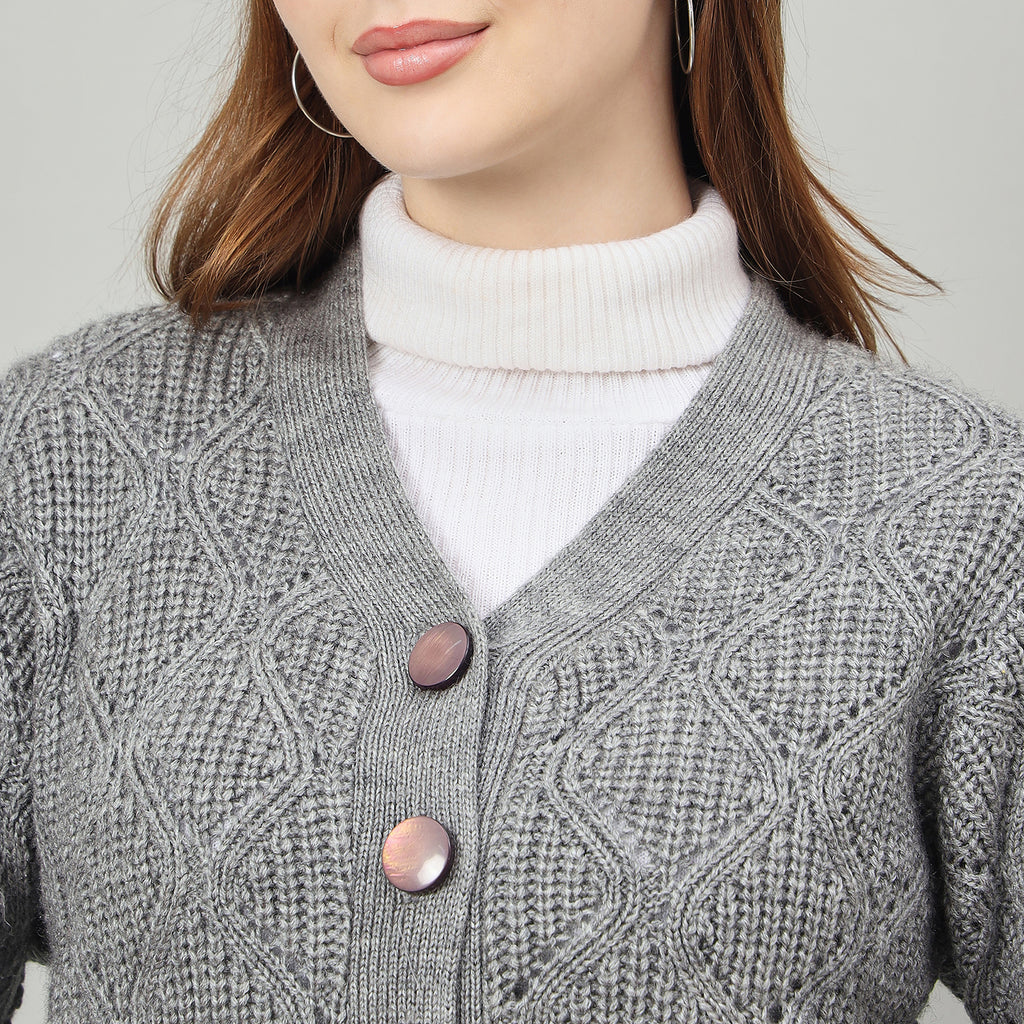 Duke Urban Women Front Open Crop Cardigan (SDS1345)
