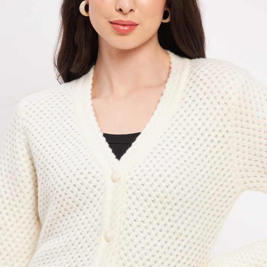 Duke Urban Women Full Sleeve Self Design Cardigan (SDS1135)