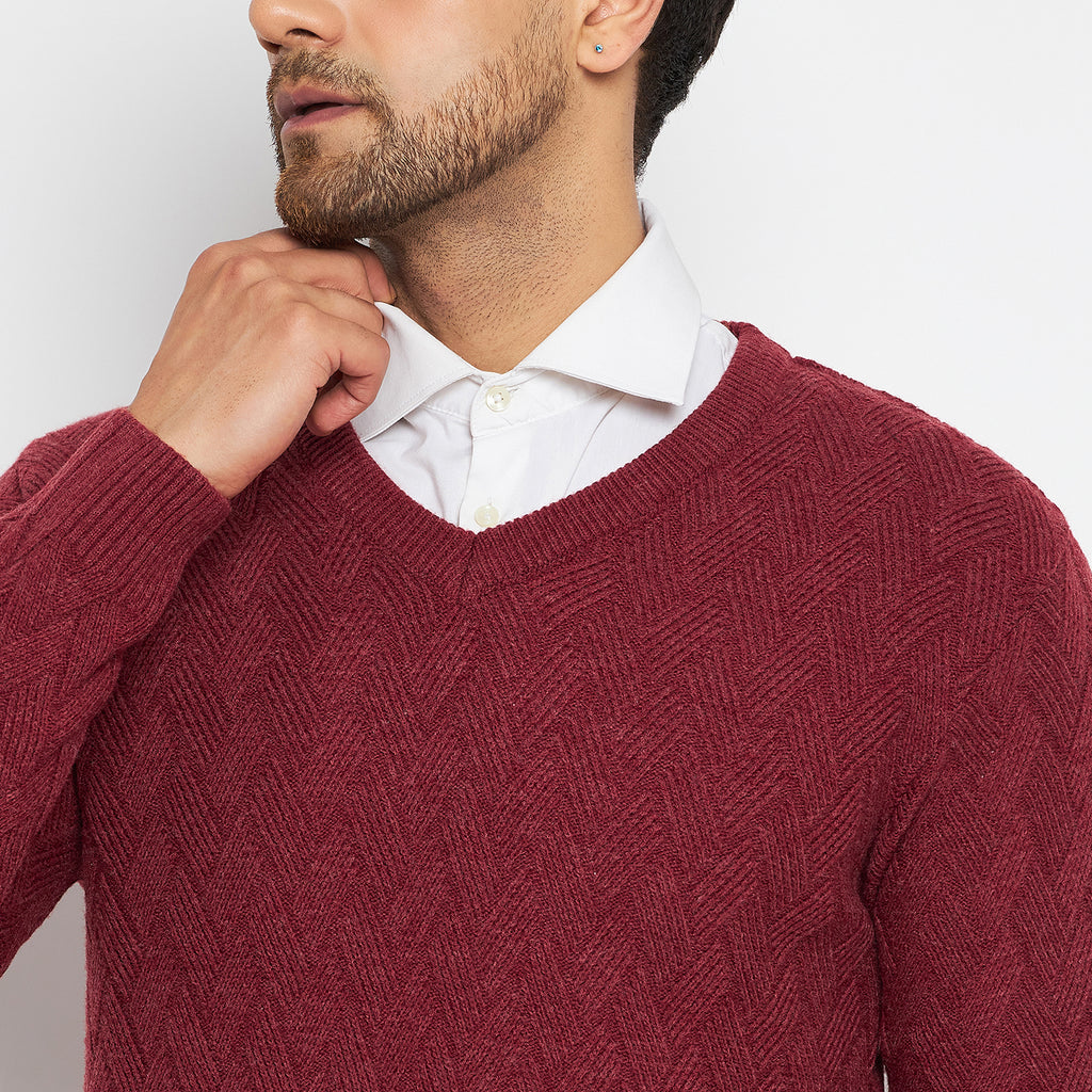 Duke Urban Men Full Sleeve V-Neck Sweater (SDS2047)