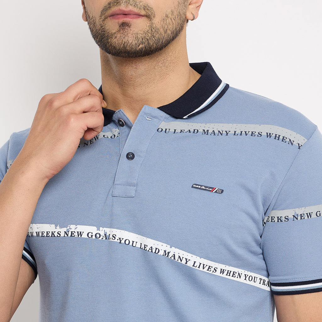 Duke Urban Men Half Sleeve Cotton T-shirt (LF7149)