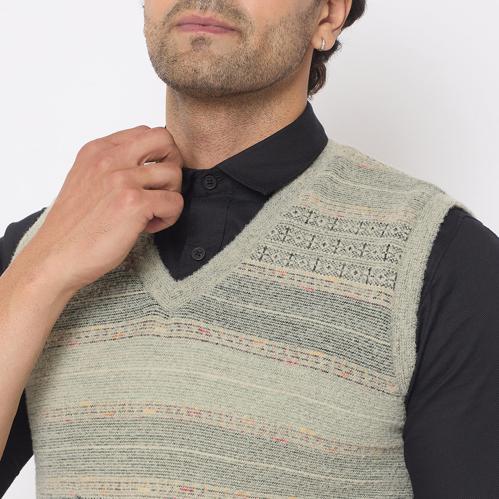 Duke Urban Men V Neck Reversible Sweater (SDS2285)