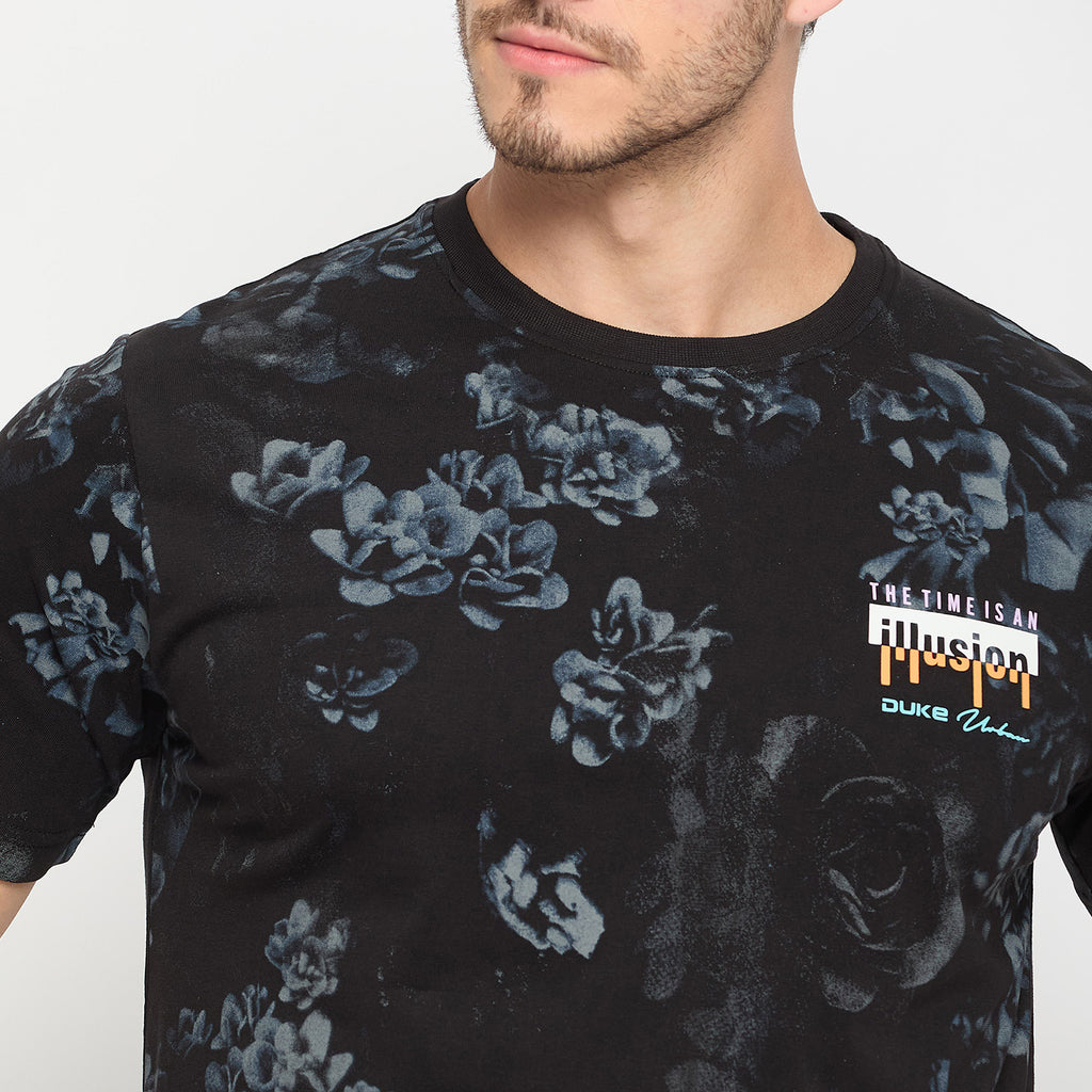 Duke Urban Men Half Sleeve Cotton T-shirt (LF7224)