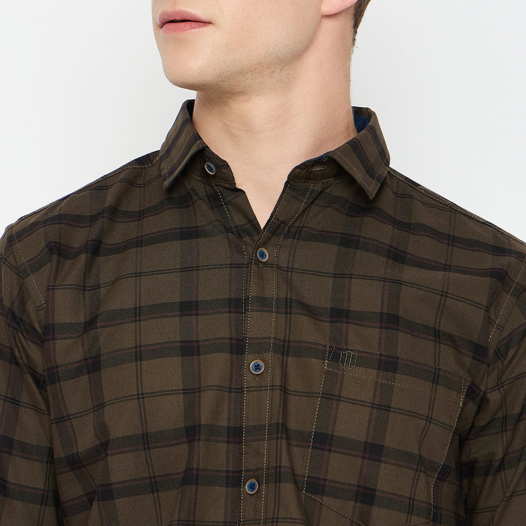 Duke Urban Men Full Sleeve Cotton Shirt (SDO5CKAT)