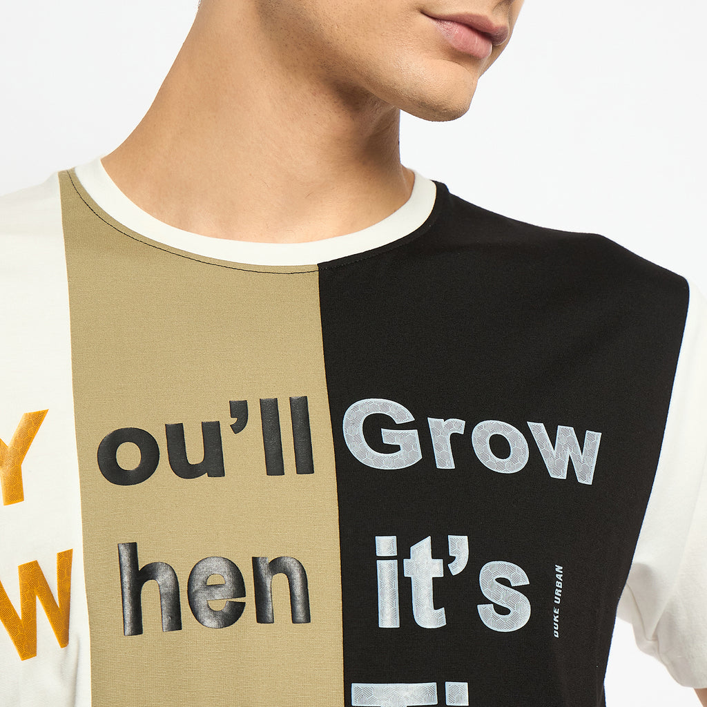 Duke Urban Men Half Sleeve Cotton Tshirt (LF7341)