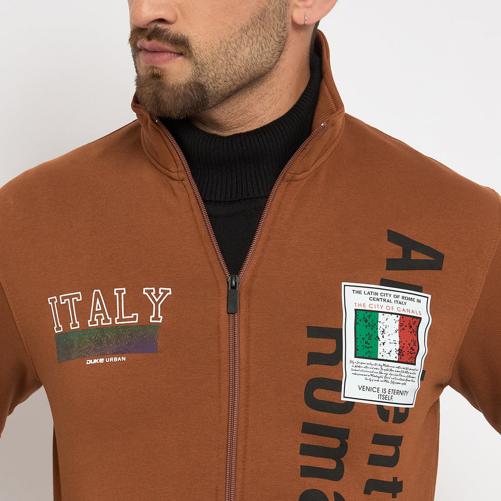 Duke Urban Men Full Sleeve Zipper Sweatshirt (LF6377)