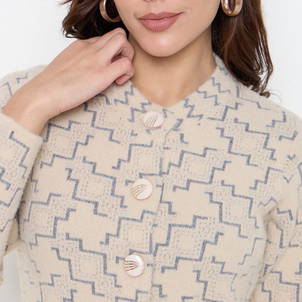 Duke Urban Women Full Sleeve Long Coat Type Sweater (SDS1312)