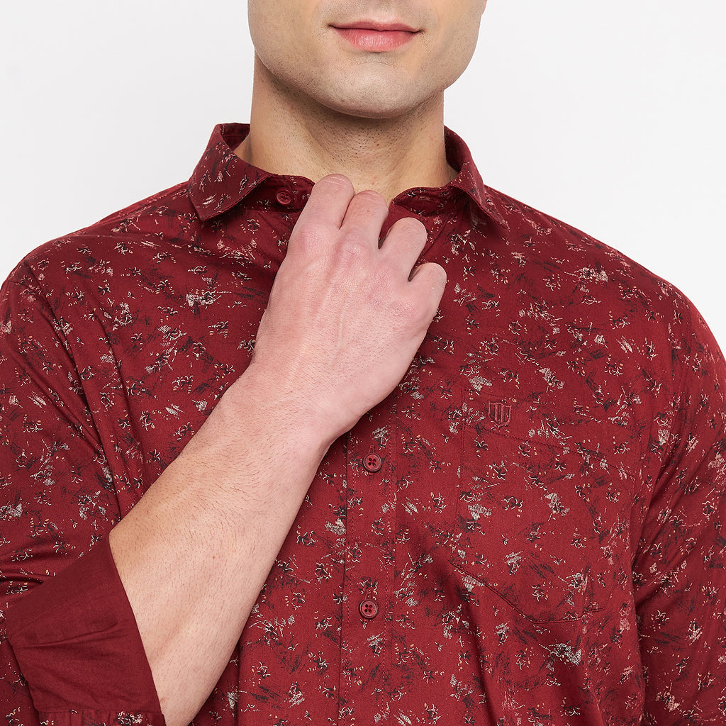 Duke Urban Men Full Sleeve Cotton Shirt (SDO8PRSN)