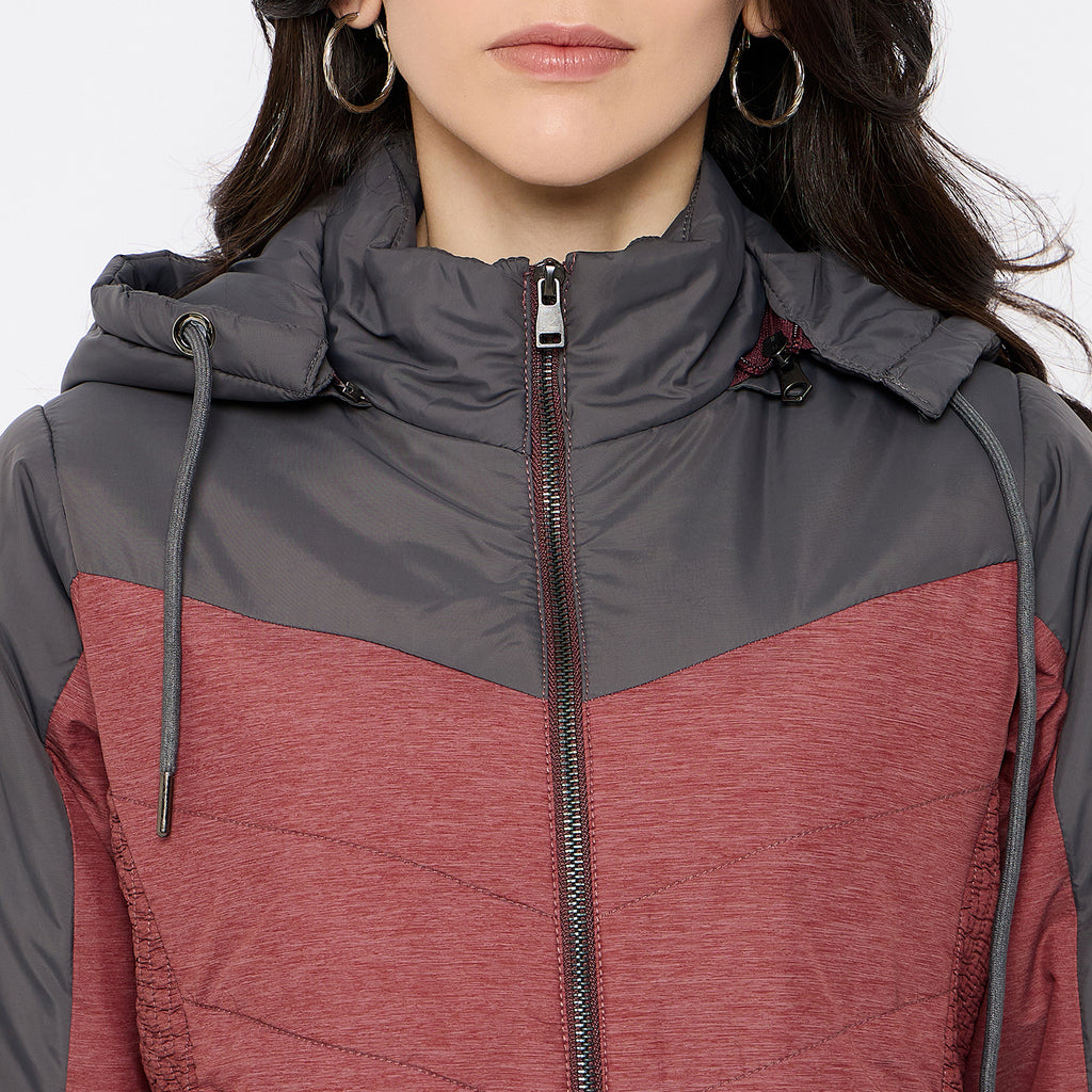 Duke Urban Women Full Sleeve Quilted Jacket (SDZ4064)