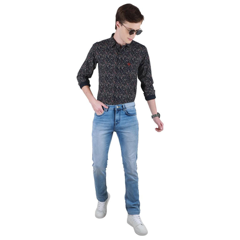 Duke Urban Men Full Sleeve Cotton Shirt (SDO6PRTI)