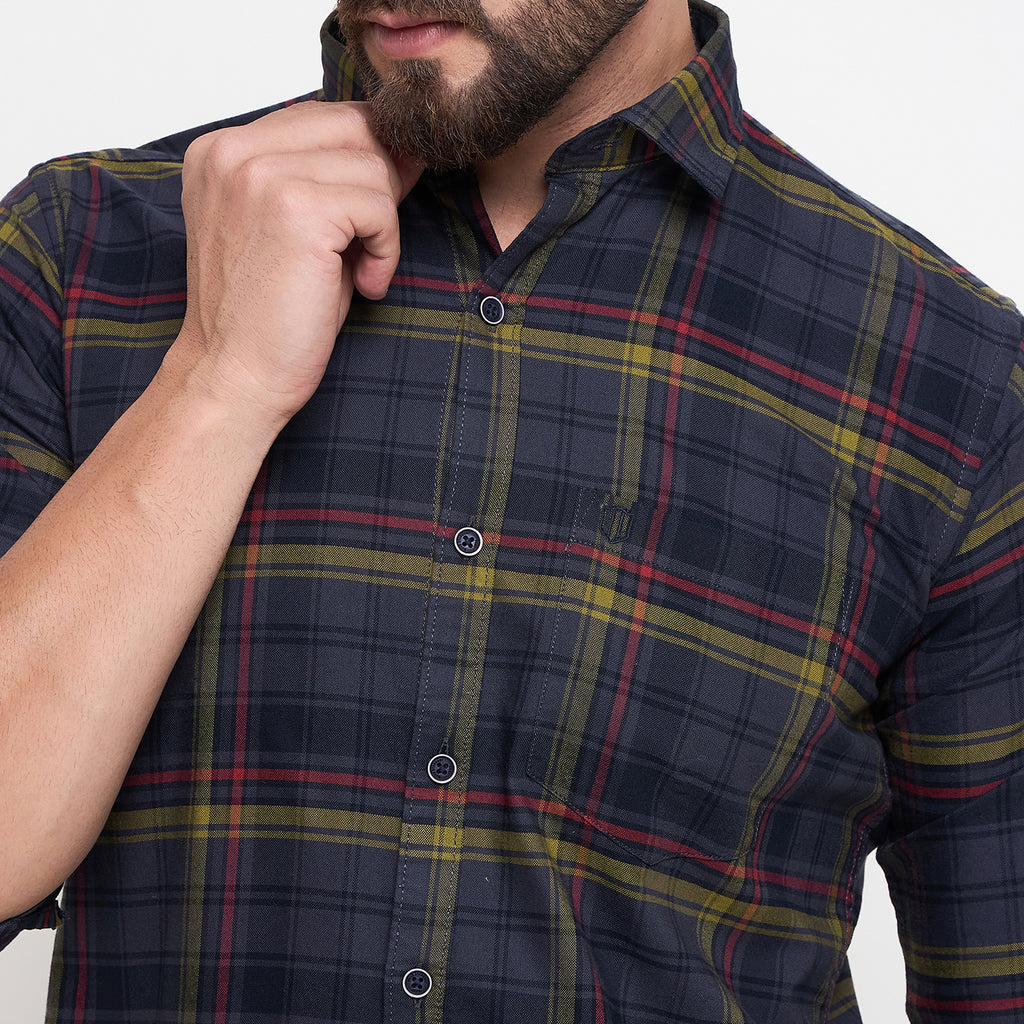 Duke Urban Men Full Sleeve Cotton Shirt (SDO5CKOQ)