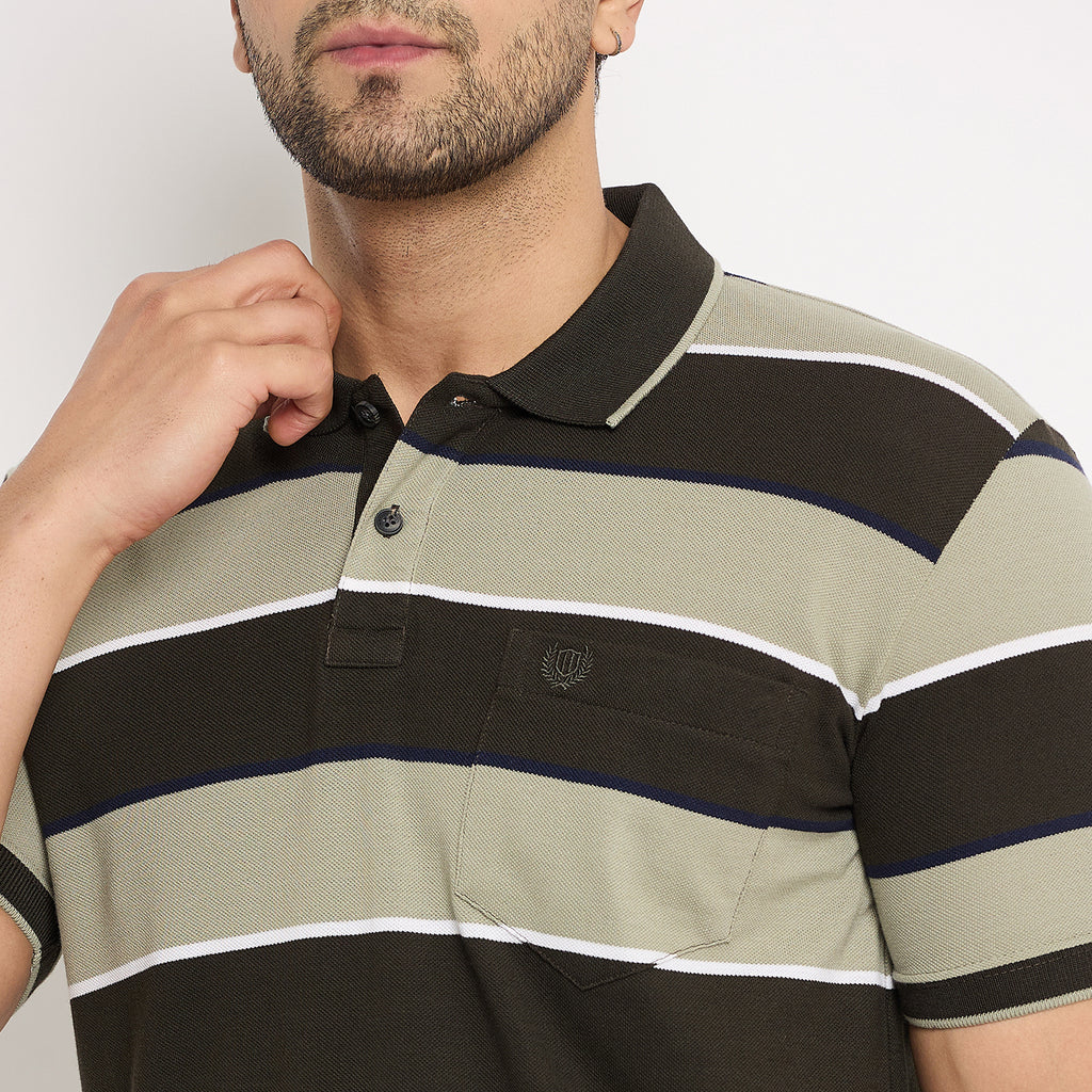Duke Urban Men Half Sleeve Cotton T-shirt (LF7279)