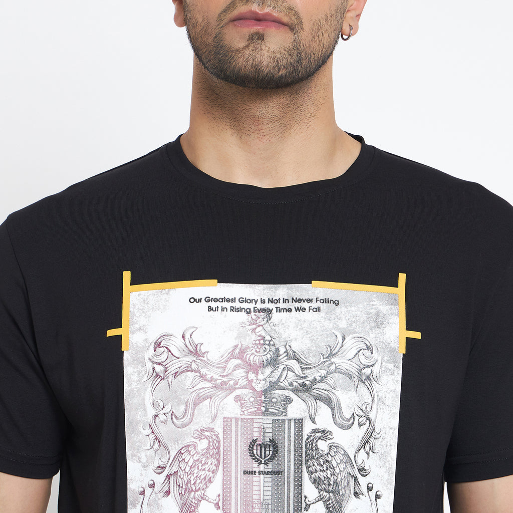 Duke Urban Men Half Sleeve Cotton T-shirt (LF7079)