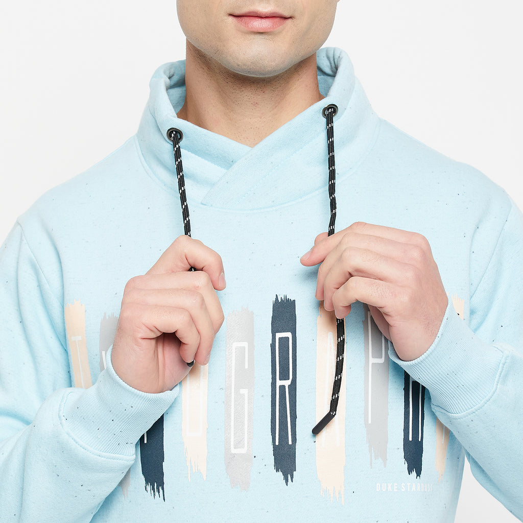 Duke Urban Men Cowl Neck Sweatshirt (LF6229)