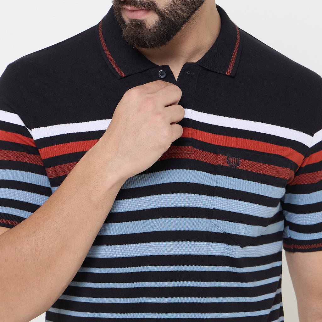 Duke Urban Men Half Sleeve Cotton Tshirt (LF7182)