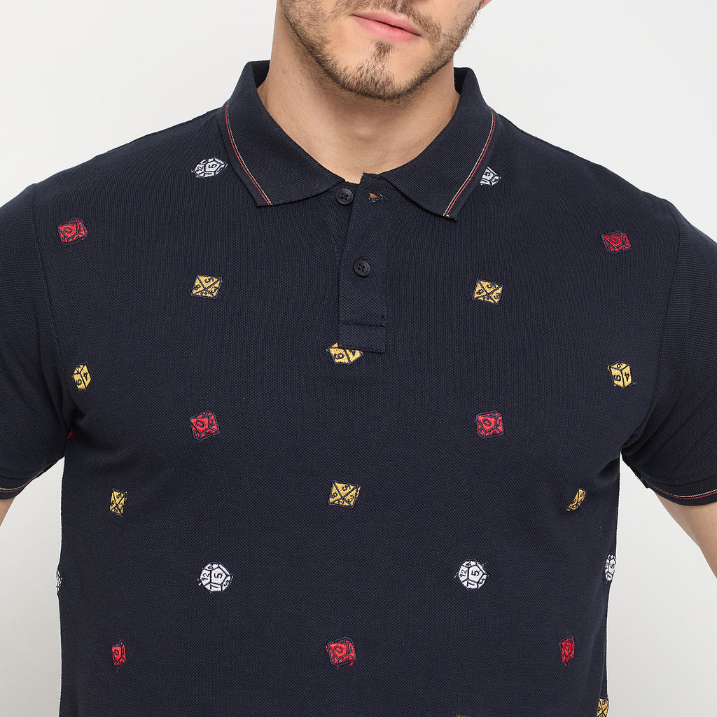 Duke Urban Men Half Sleeve Cotton T-shirt (LF7112)