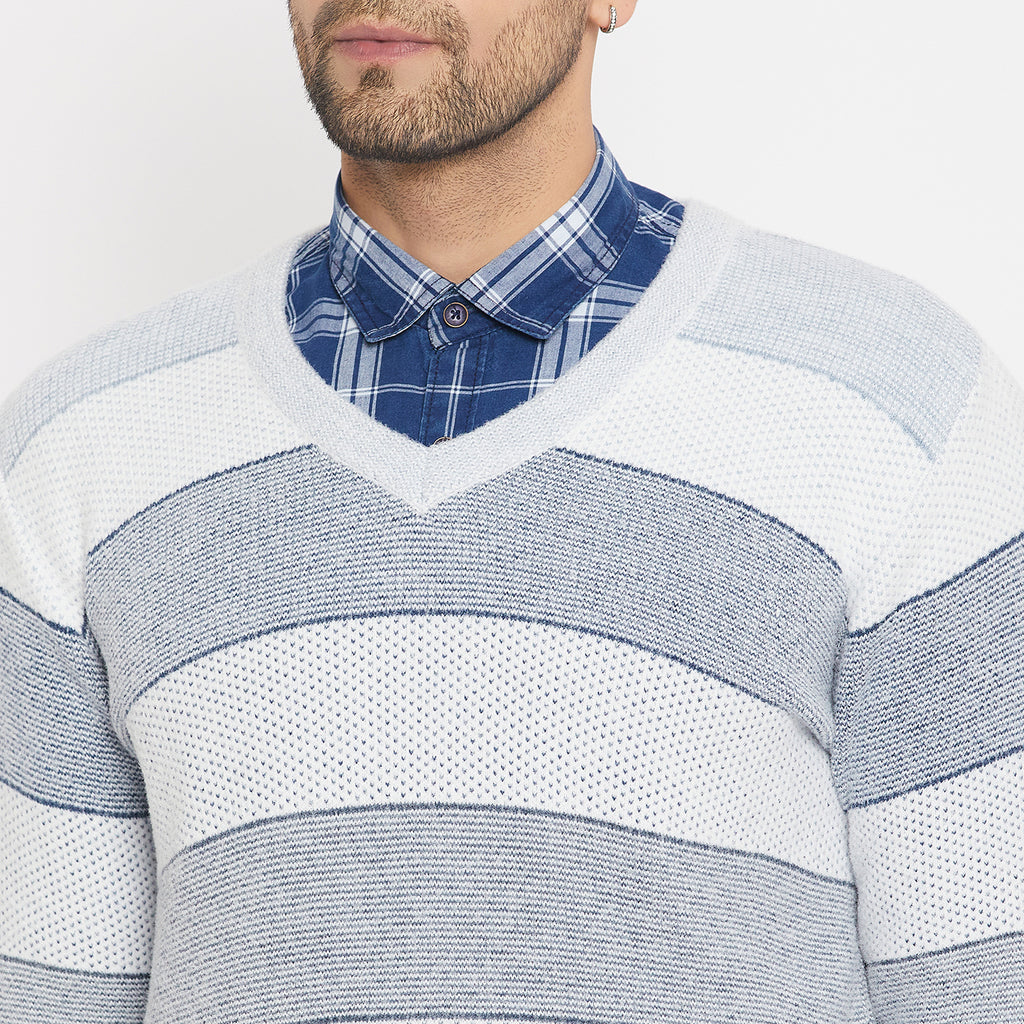 Duke Urban Men Full Sleeve V-Neck Sweater (SDS2128)