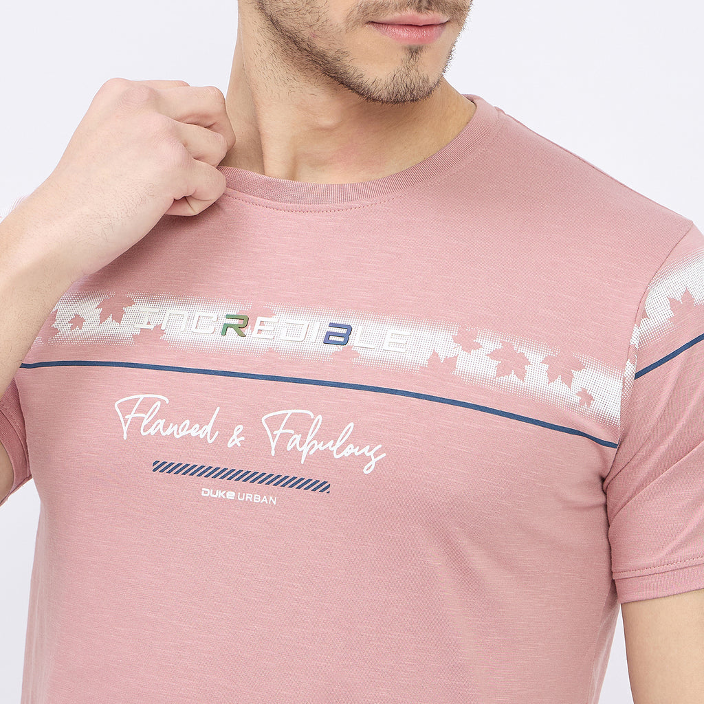 Duke Urban Men Half Sleeve Cotton T-shirt (LF7155)