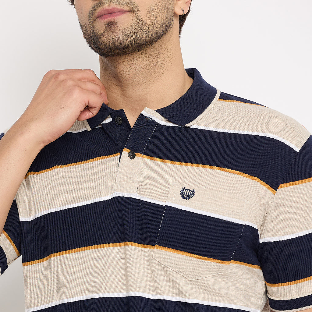 Duke Urban Men Half Sleeve Cotton T-shirt (LF7279)