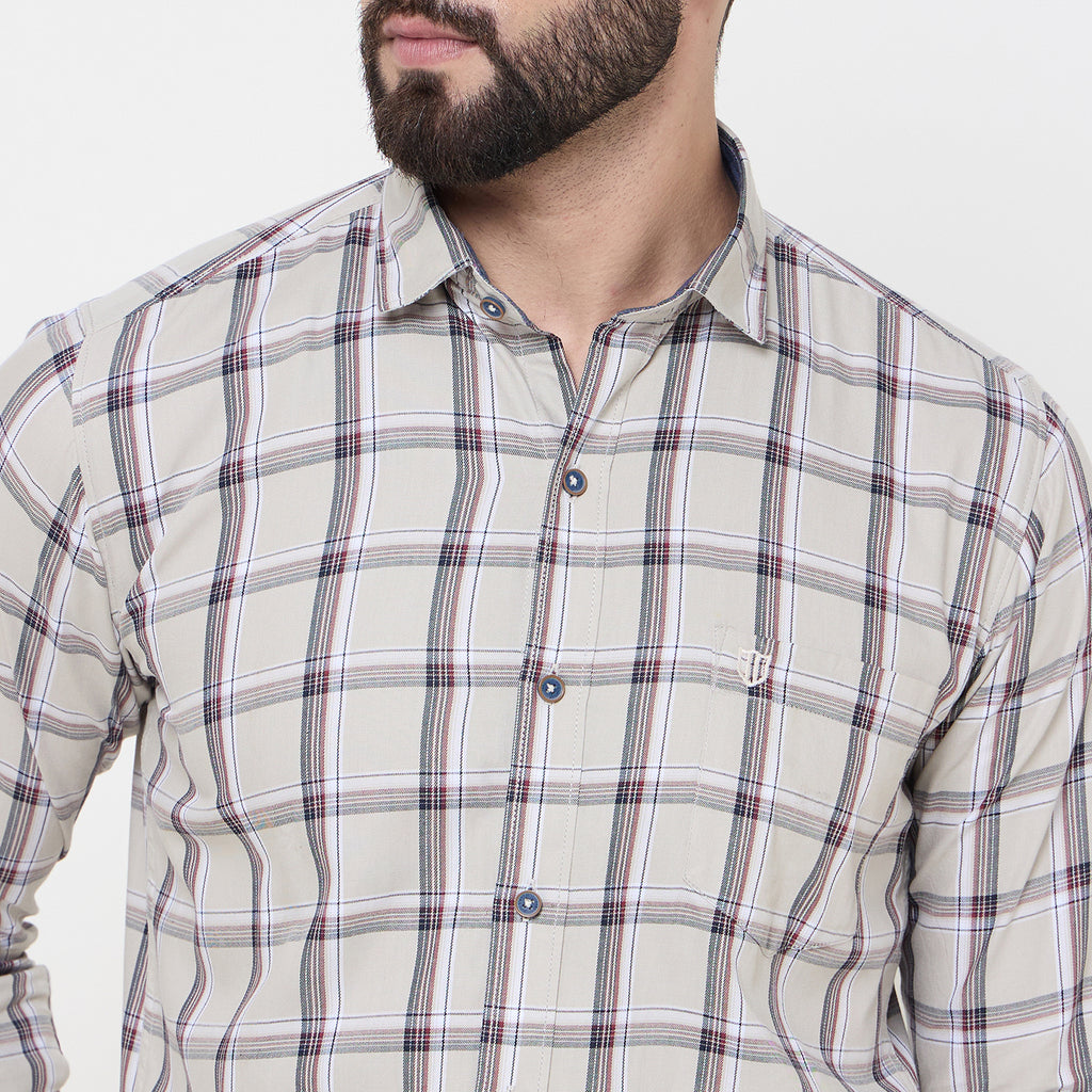 Duke Urban Men Full Sleeve Cotton Shirt (SDO8CKE)