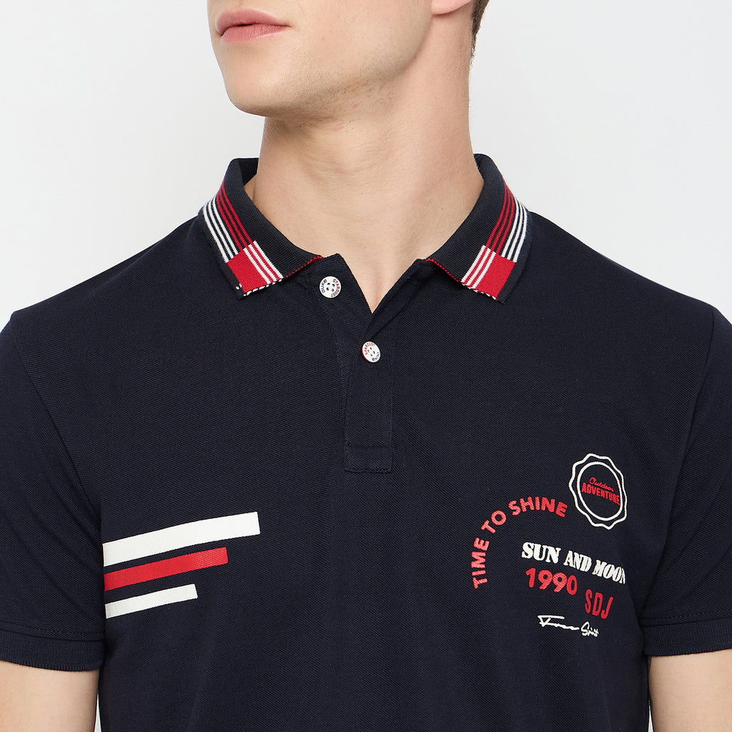 Duke Urban Men Half Sleeve Cotton T-shirt (LF5896)