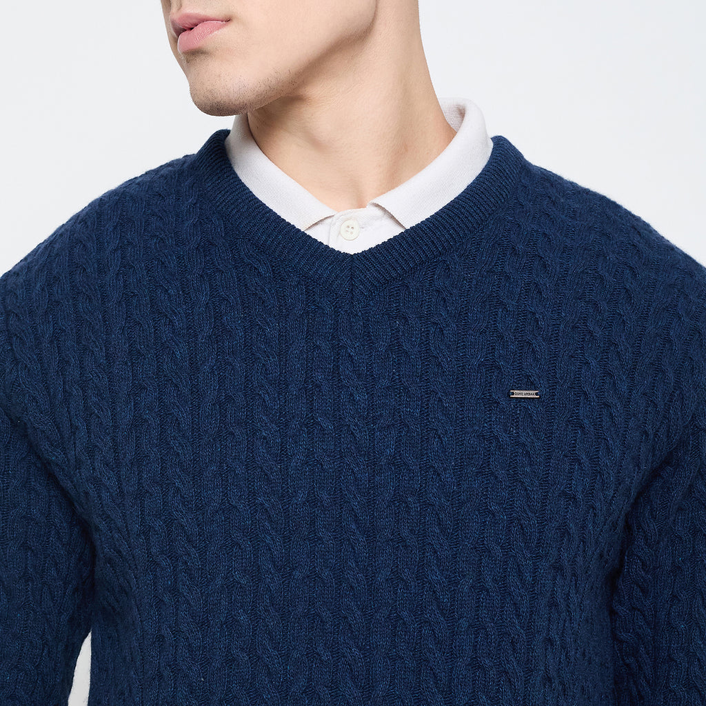Duke Urban Men Full Sleeve V Neck Sweater (SDS2236)