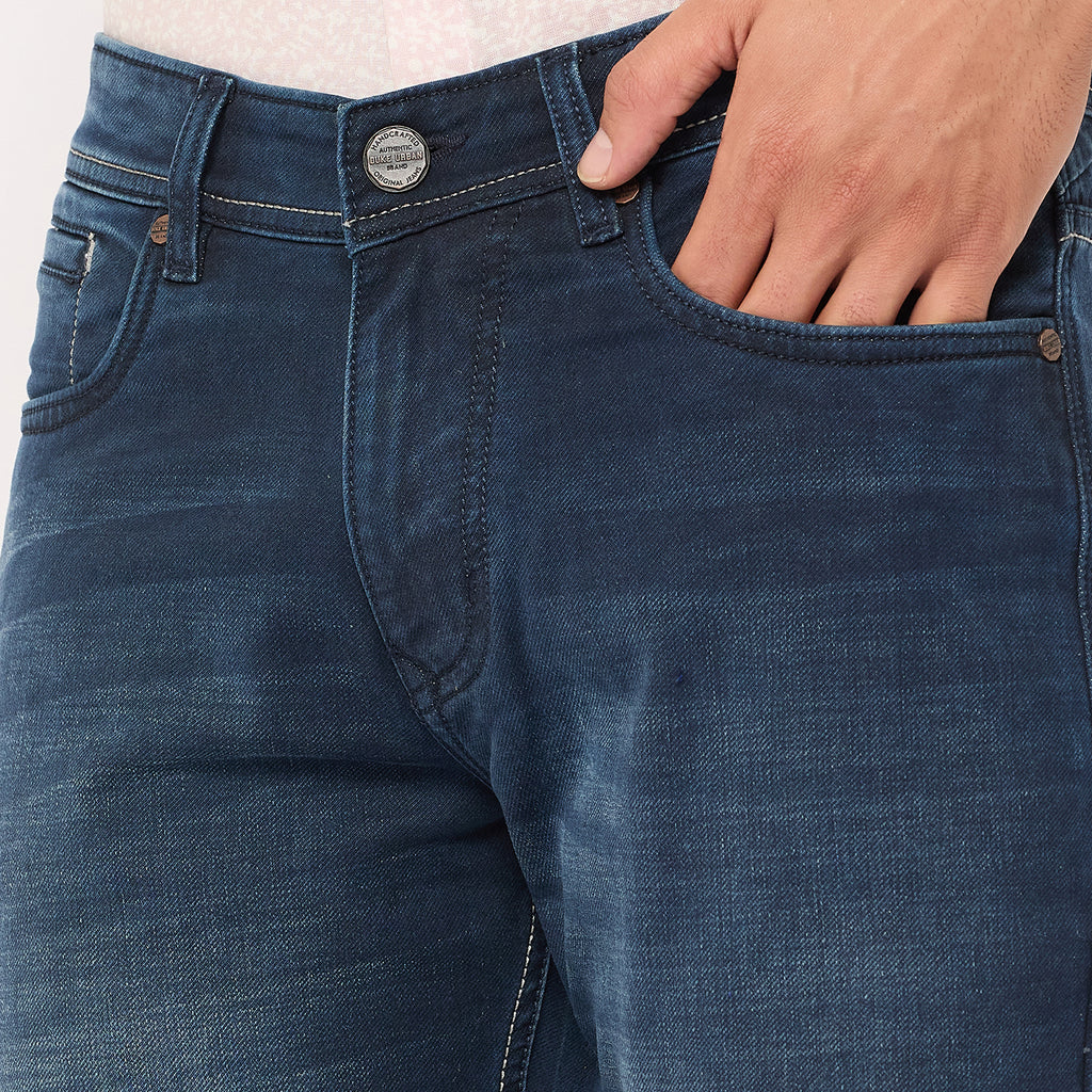 Duke Urban Men Comfort Fit Stretchable Jeans (SDD5660C)