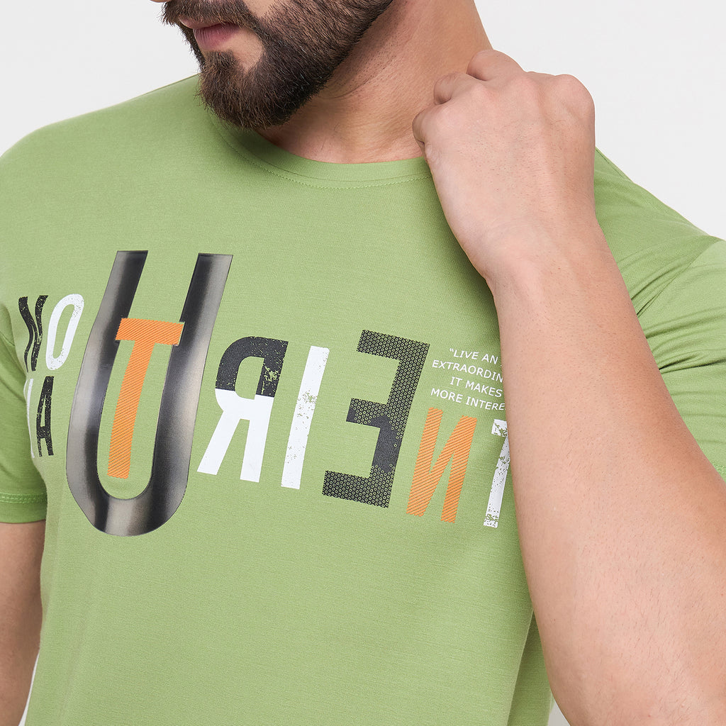 Duke Urban Men Half Sleeve Cotton T-shirt (LF7164)