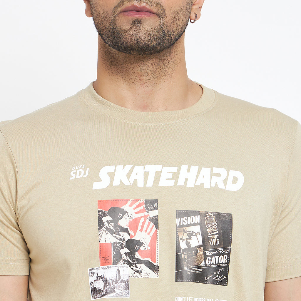 Duke Urban Men Half Sleeve Cotton T-Shirt (LF7056)