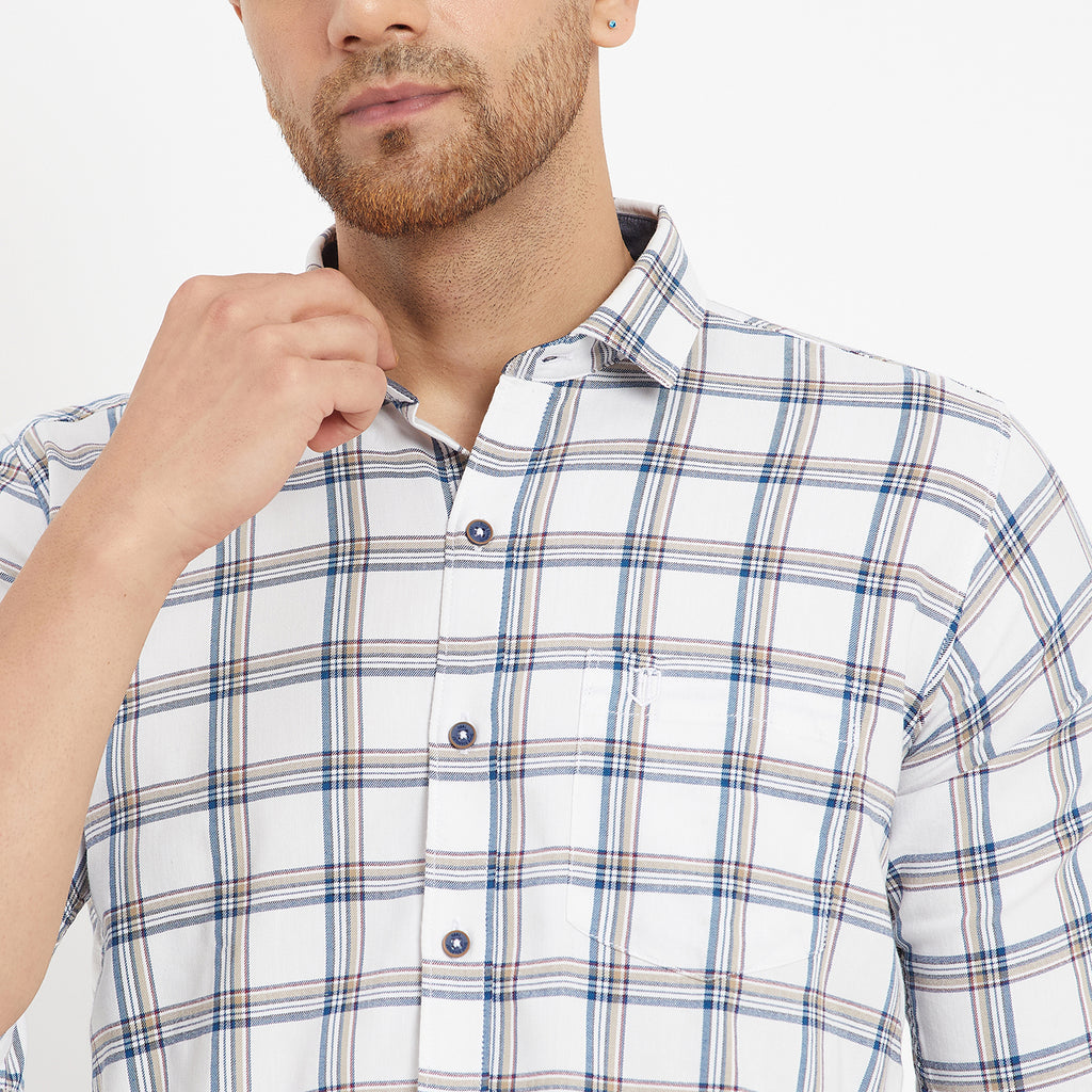 Duke Urban Men Full Sleeve Cotton Shirt (SDO8CKTU)