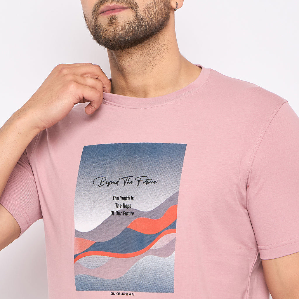 Duke Urban Men Half Sleeve Cotton T-shirt (LF7289)