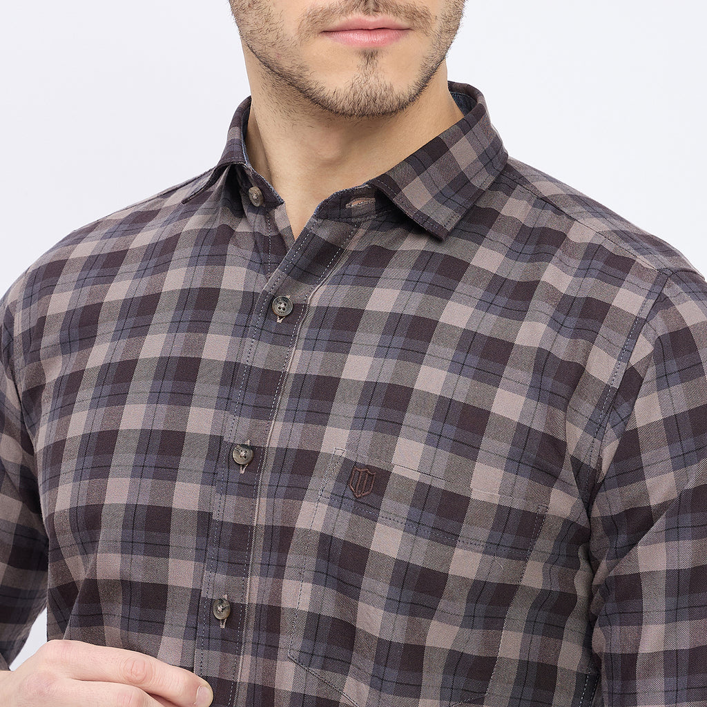 Duke Urban Men Full Sleeve Cotton Shirt (SDO8CKAM)