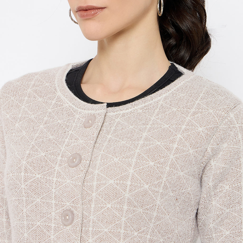 Duke Urban Women Full Sleeve Front Open Sweater (SDS1285)