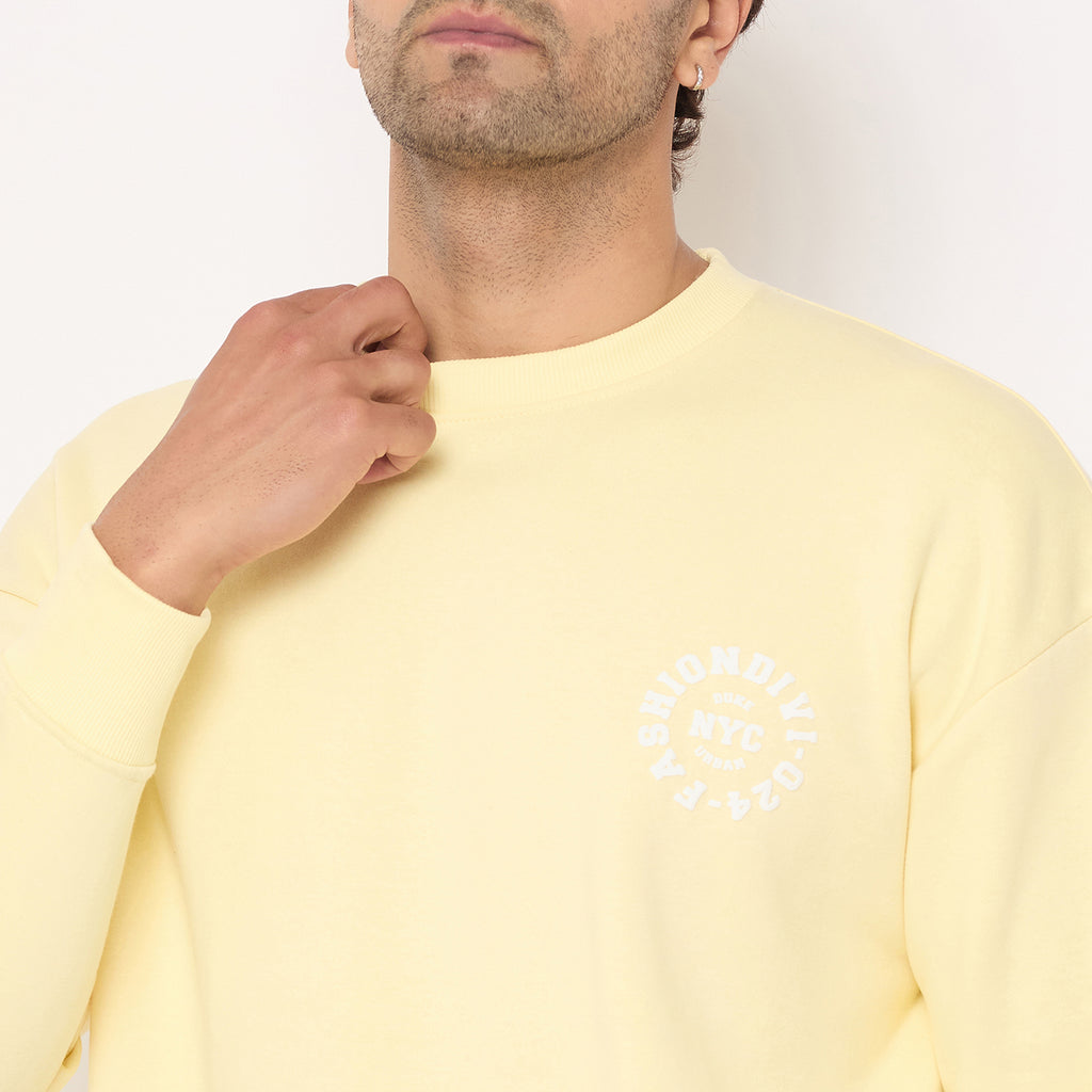 Duke Urban Men Solid Sweatshirt (LF6453)