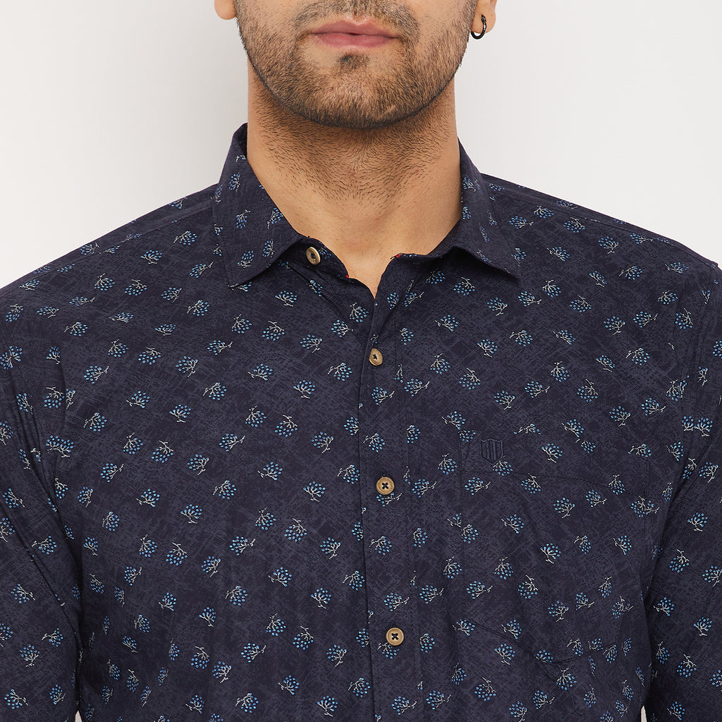 Duke Urban Men Full Sleeve Cotton Shirt (SDO8PRSB)