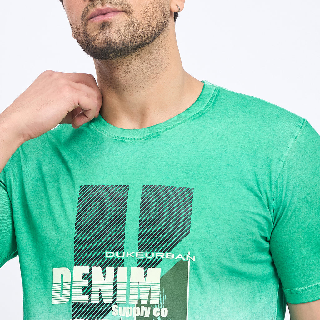 Duke Urban Men Half Sleeve Cotton T-shirt (LF7241)