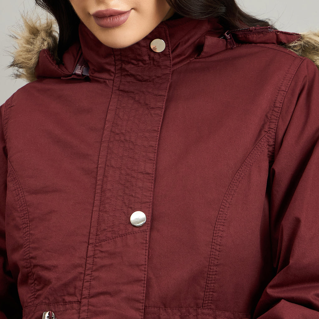 Duke Urban Women Short Style Hooded Bomber Jacket (SDZ4050R)