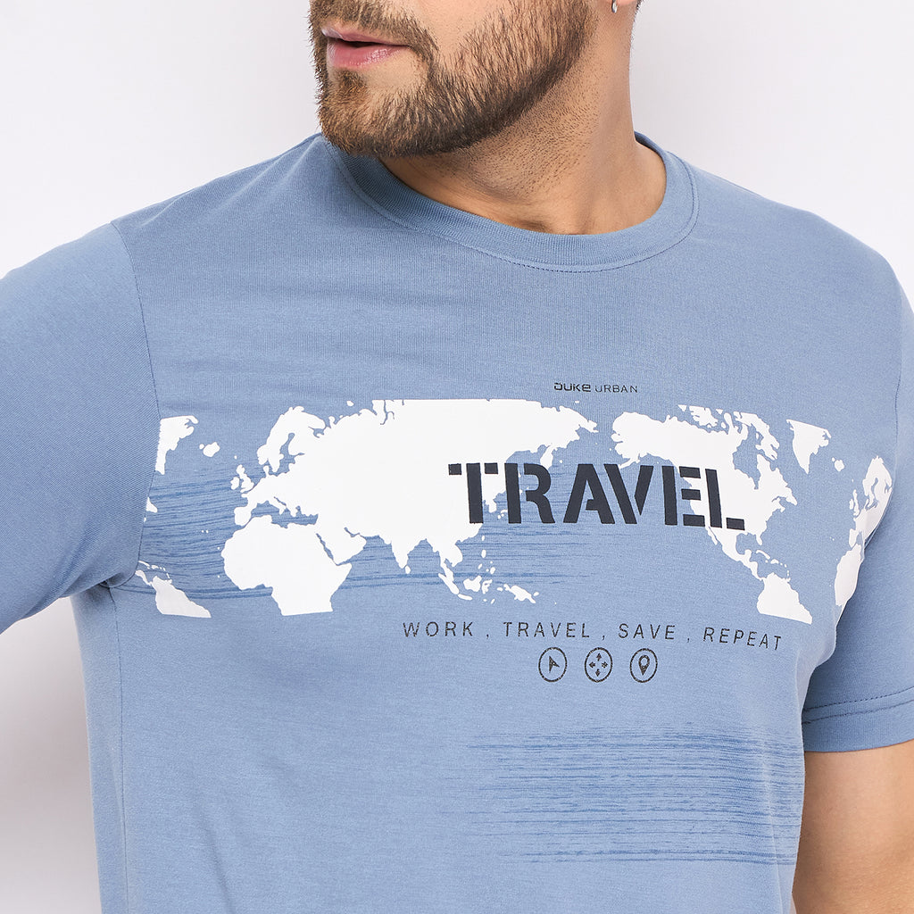 Duke Urban Men Half Sleeve Cotton T-shirt (ONLF291)