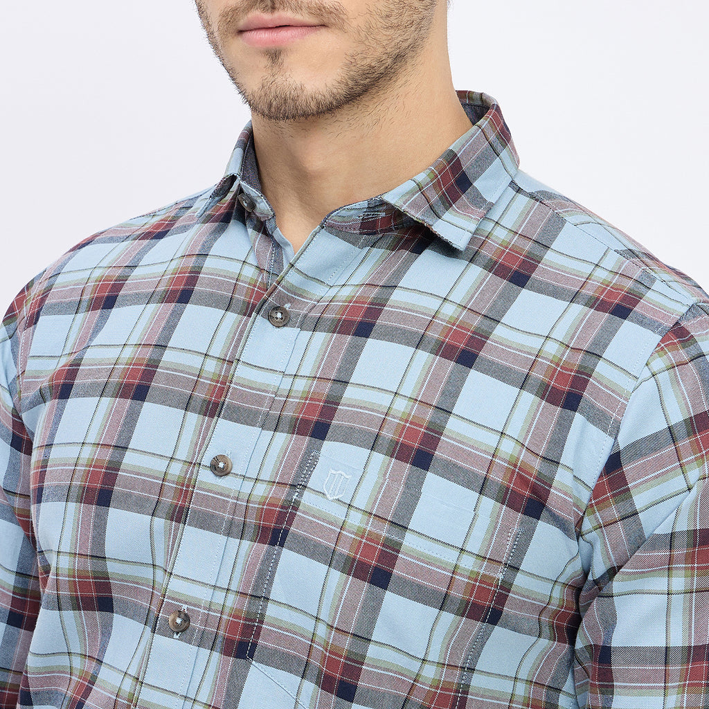 Duke Urban Men Full Sleeve Cotton Shirt (SDO8CKAN)