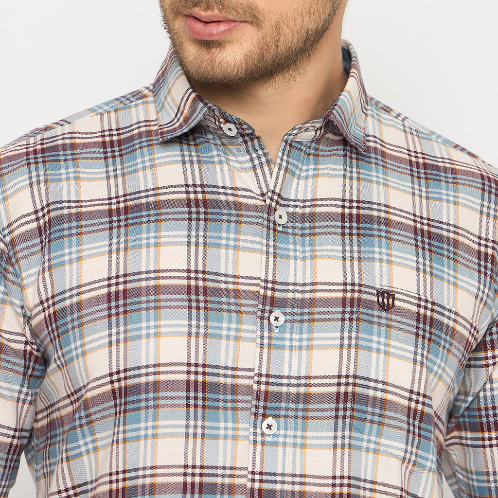 Duke Urban Men Full Sleeve Cotton Shirt (SDO8CKAF)