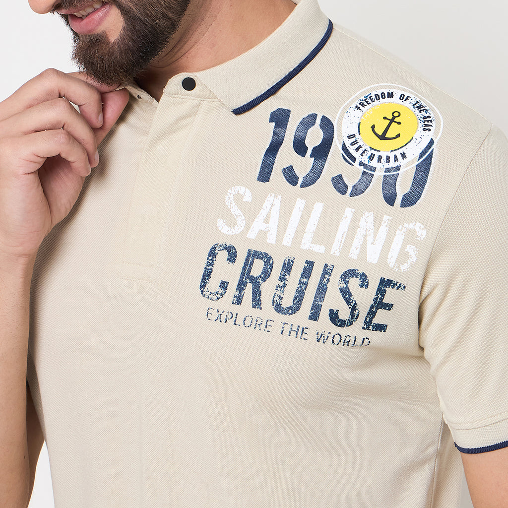 Duke Urban Men Half Sleeve Cotton Tshirt (LF7172)