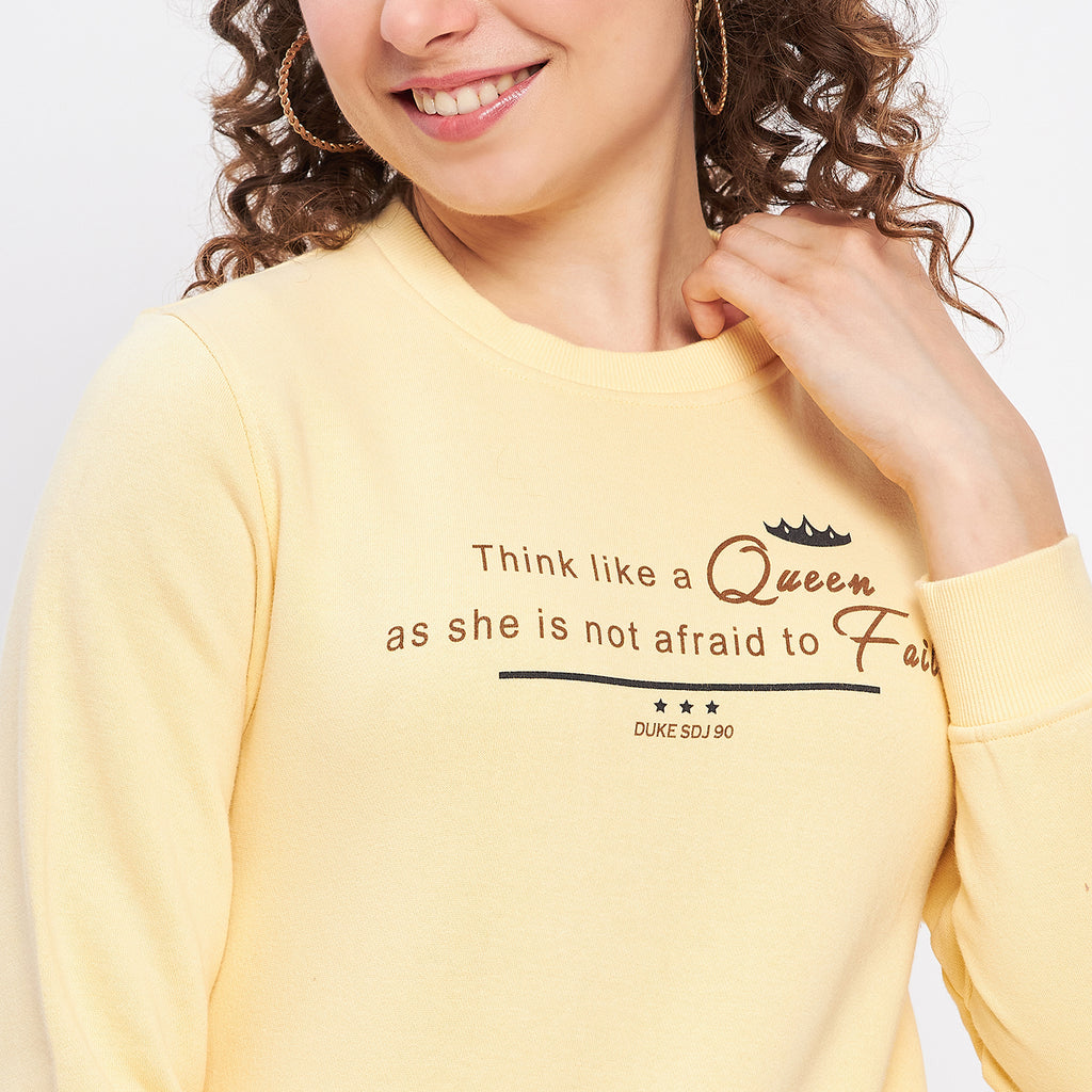 Duke Urban Women Printed Sweatshirt (LFX872)