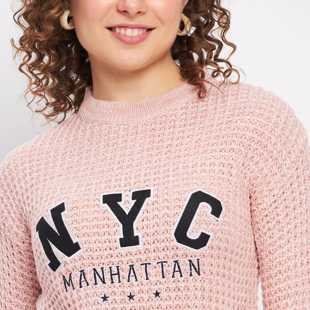 Duke Urban Women Full Sleeve Self Design Sweater (SDS1001)