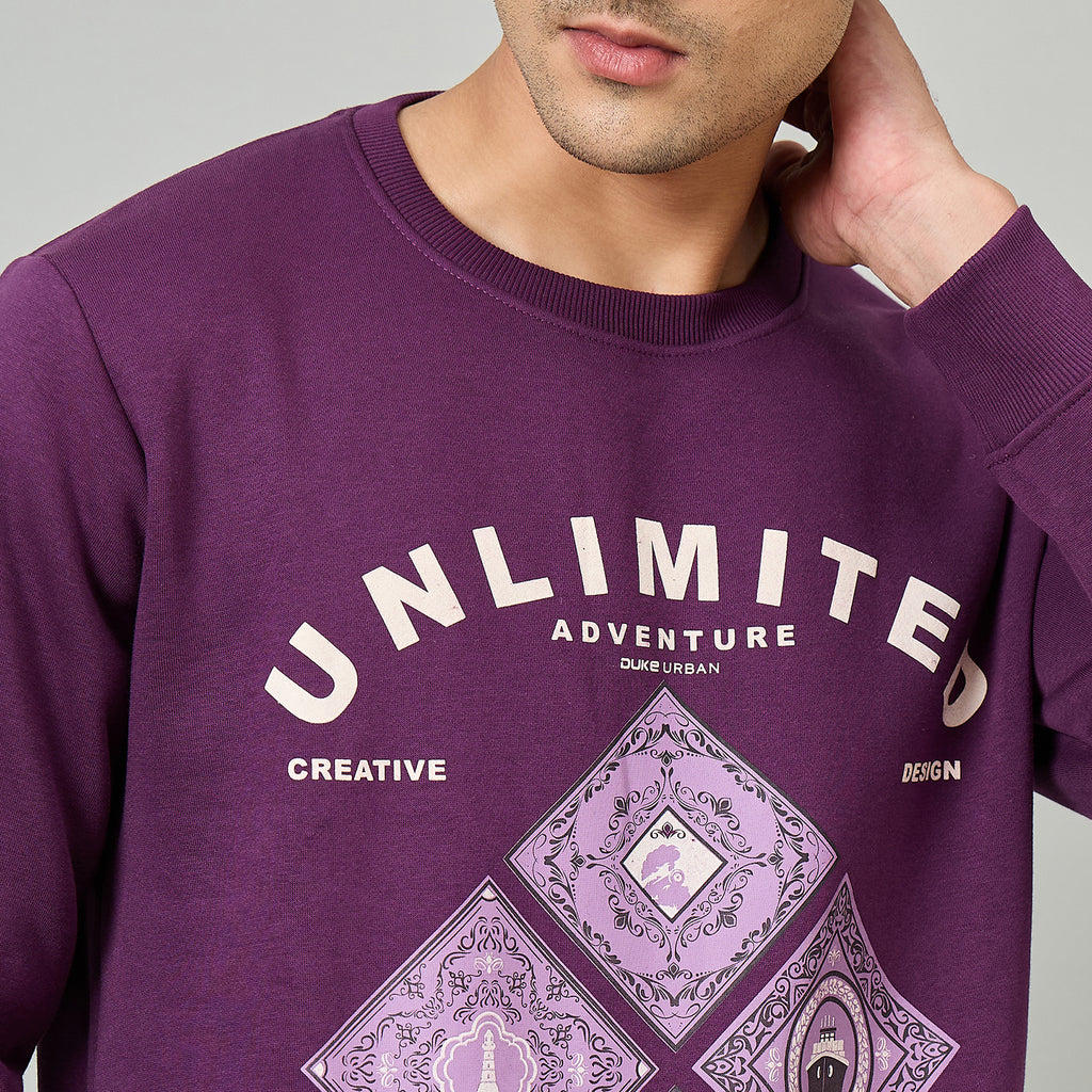 Duke Urban Men Round Neck Regular Sweatshirt (LF6345)